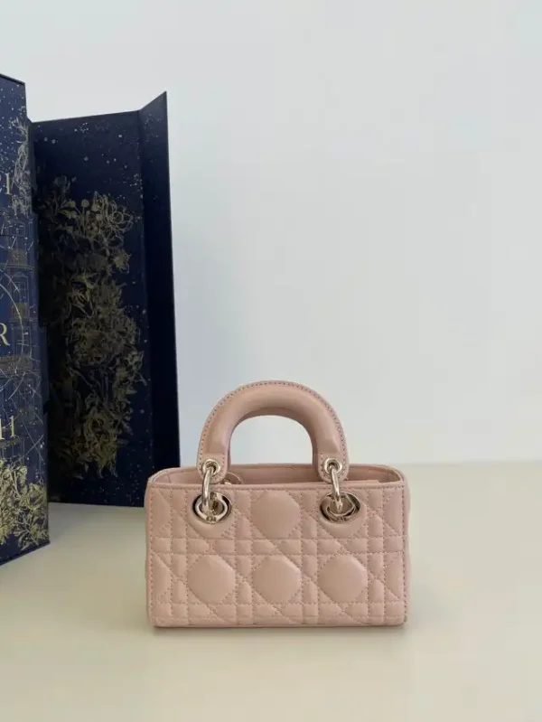 Dior Lady D-Joy Mini Bag Pink - Image 3