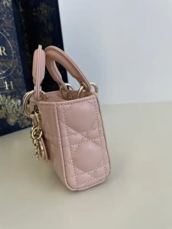 Dior Lady D-Joy Mini Bag Pink - Image 6