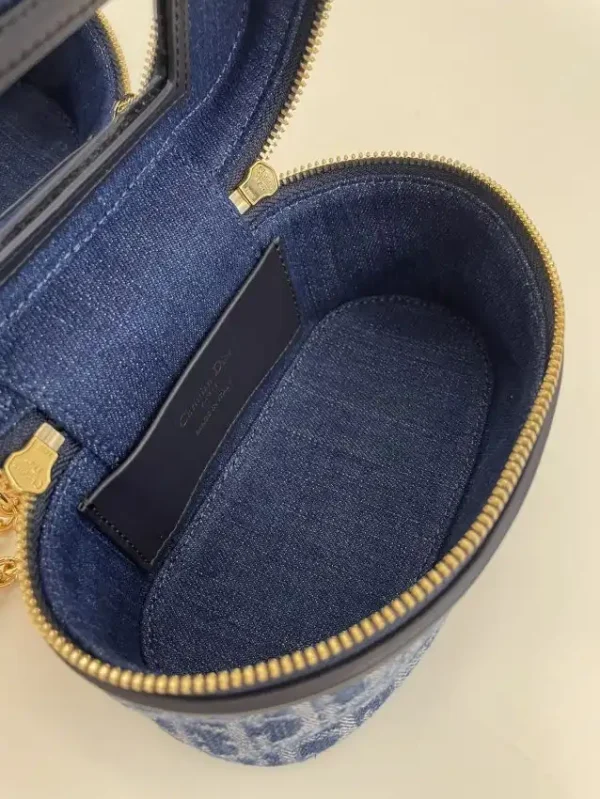 Dior 30 Montaigne Vanity Denim Blue - Image 6