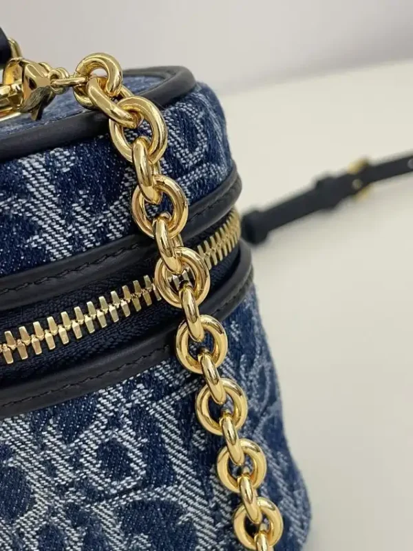 Dior 30 Montaigne Vanity Denim Blue - Image 7