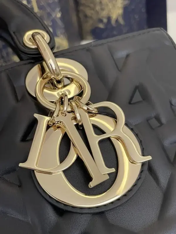 Dior Lady D-Joy  Large Bag  Black New - Image 3