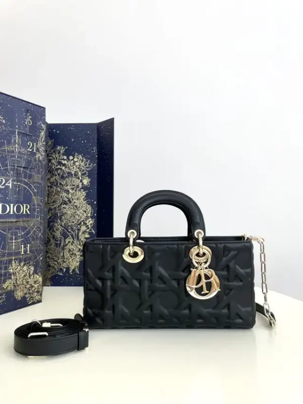 Dior Lady D-Joy  Large Bag  Black New