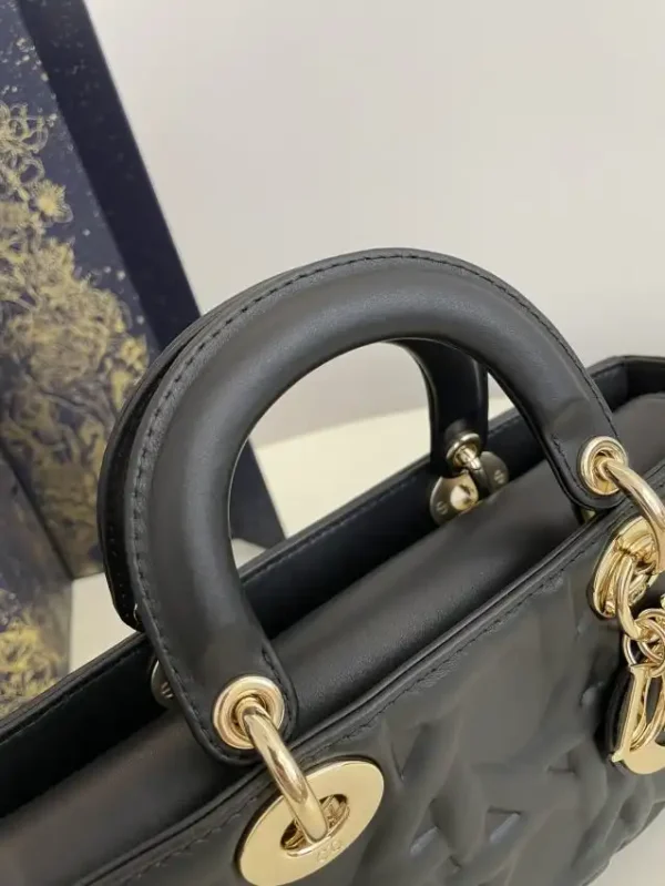 Dior Lady D-Joy  Large Bag  Black New - Image 6