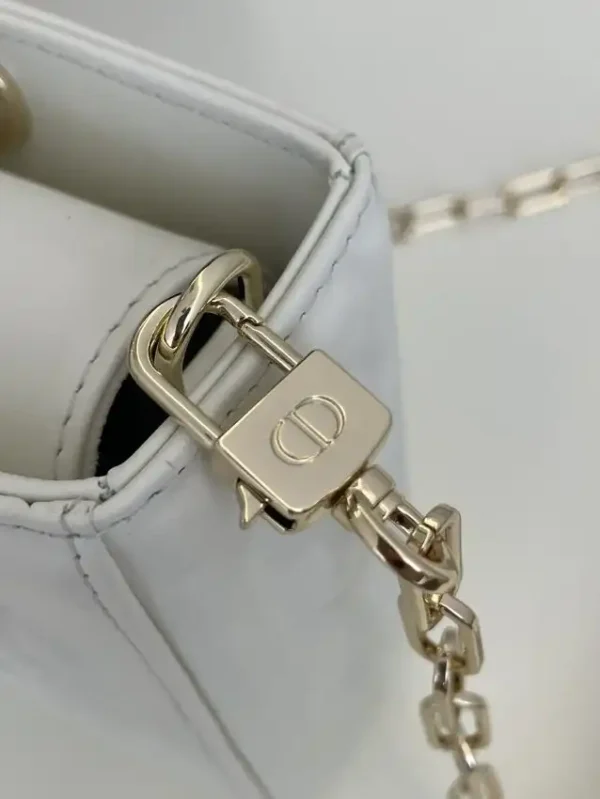 Dior Lady D-Joy  Large Bag  New White - Image 3