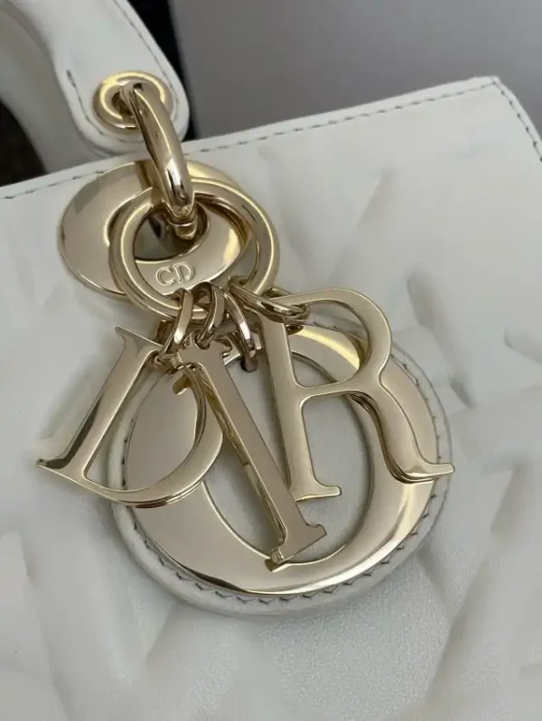 Dior Lady D-Joy  Large Bag  New White - Image 6