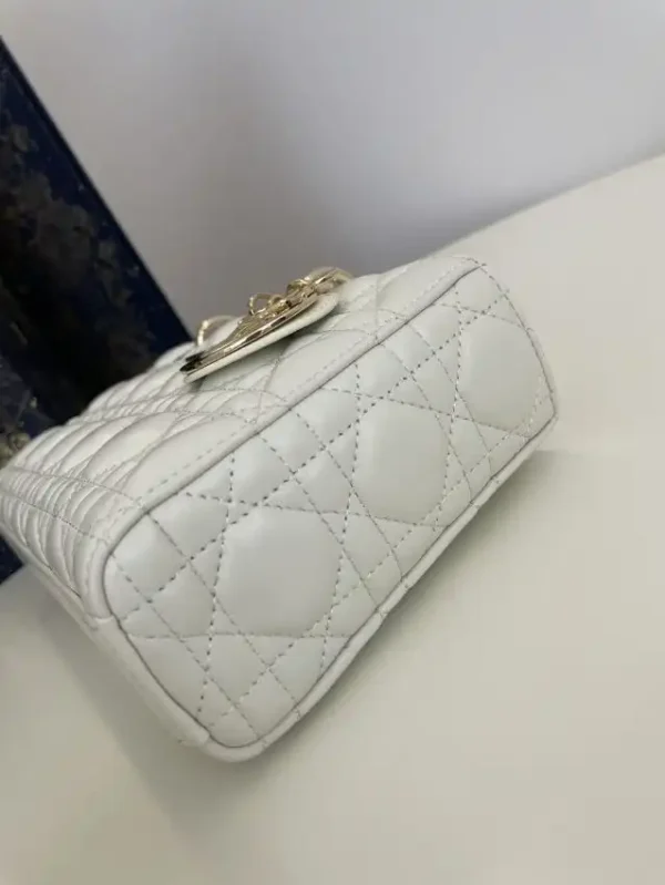Dior Lady D-Joy  Large Bag  White - Image 2