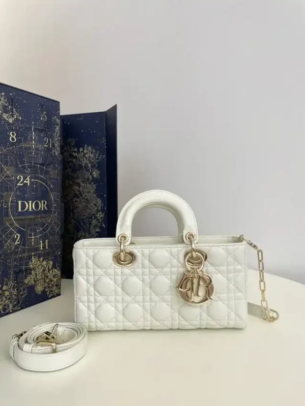 Dior Lady D-Joy  Large Bag  White