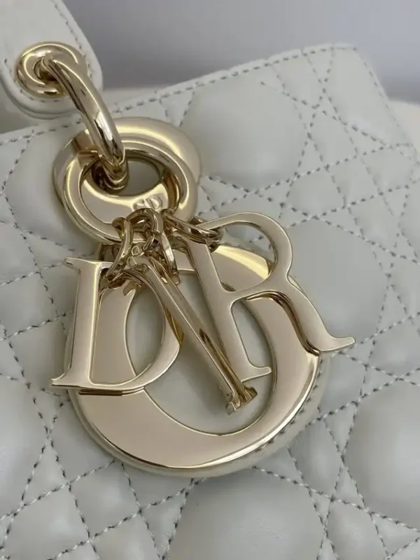 Dior Lady D-Joy  Large Bag  White - Image 6