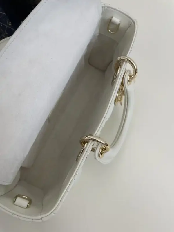 Dior Lady D-Joy  Large Bag  White - Image 7