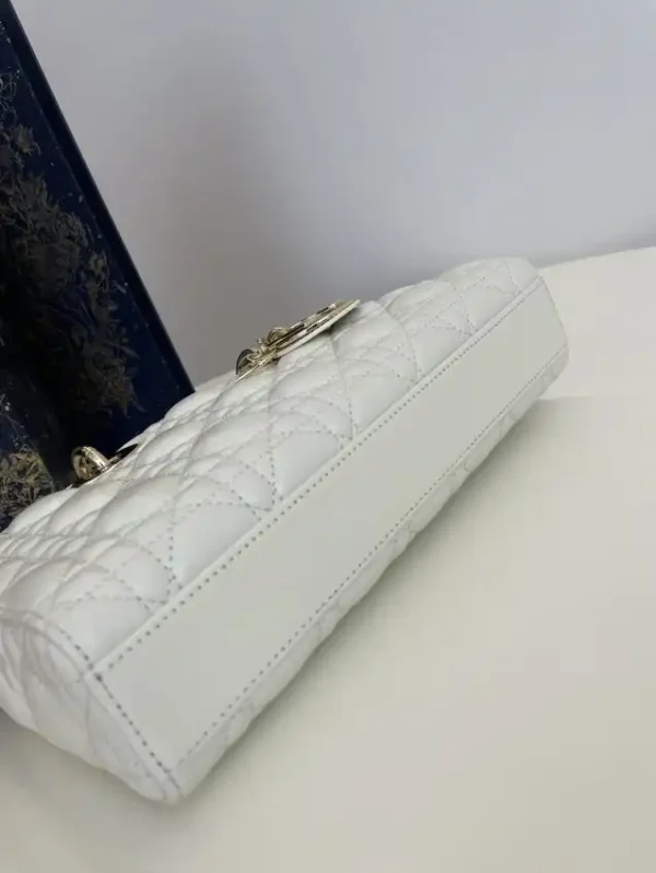 Dior Lady D-Joy  Large Bag  White - Image 8