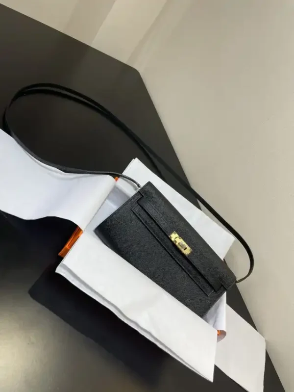 Hermes Kelly Elan Black - Image 9