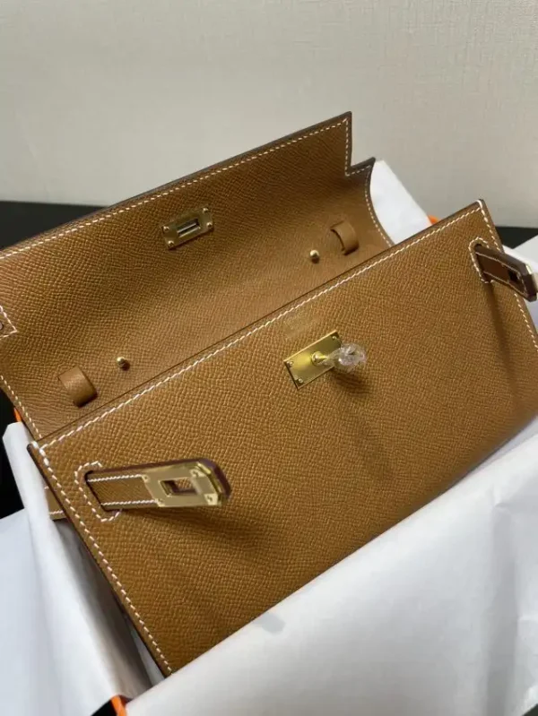 Hermes Kelly Elan Brown - Image 4