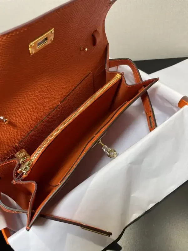 Hermes Kelly Elan Orange - Image 3