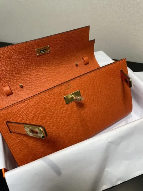 Hermes Kelly Elan Orange - Image 5