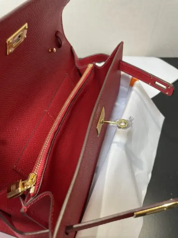 Hermes Kelly Elan Red - Image 4