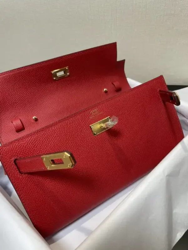 Hermes Kelly Elan Red - Image 9