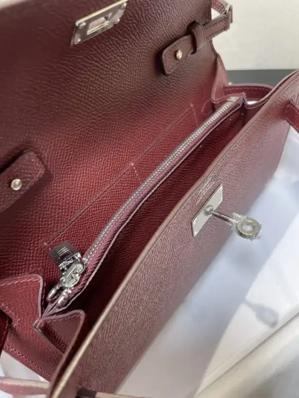 Hermes Kelly Elan Bordeaux - Image 5