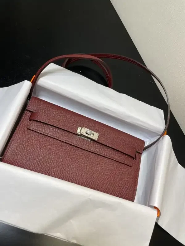 Hermes Kelly Elan Bordeaux - Image 7
