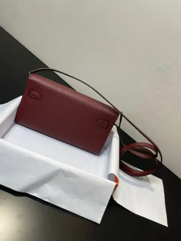 Hermes Kelly Elan Bordeaux - Image 8