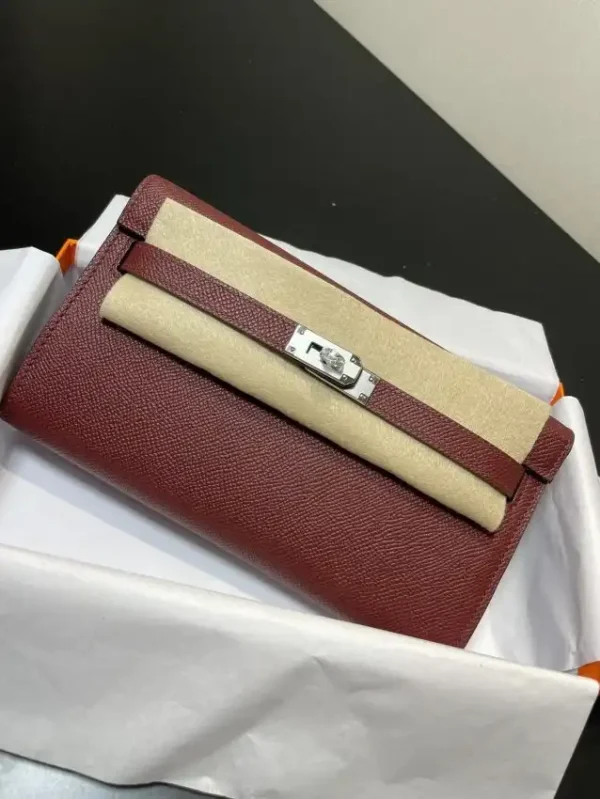 Hermes Kelly Elan Bordeaux - Image 9