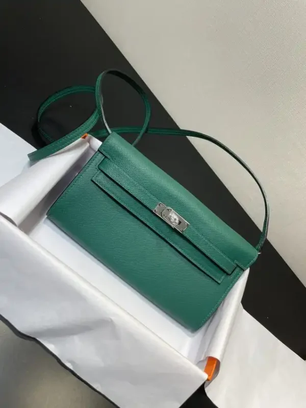 Hermes Kelly Elan Green
