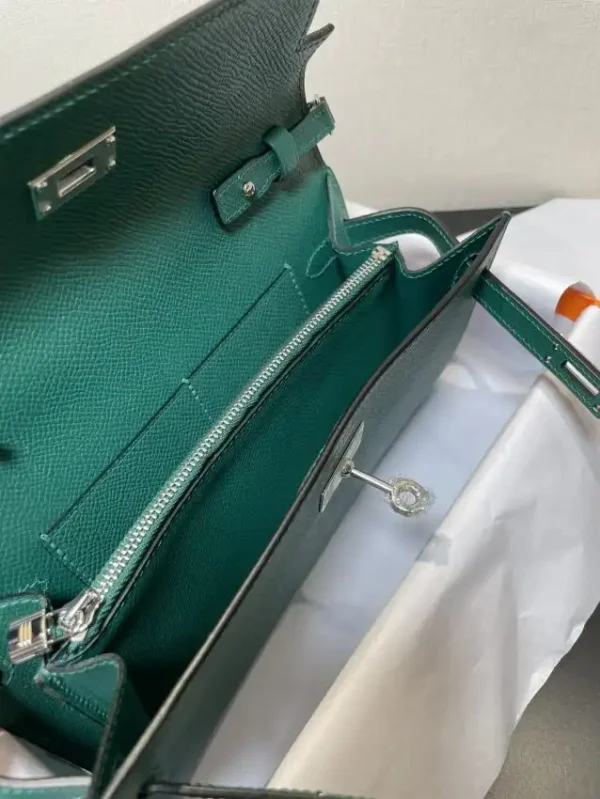 Hermes Kelly Elan Green - Image 9