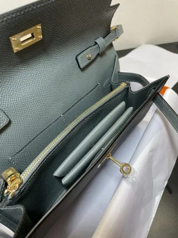 Hermes Kelly Elan Mint Green - Image 5
