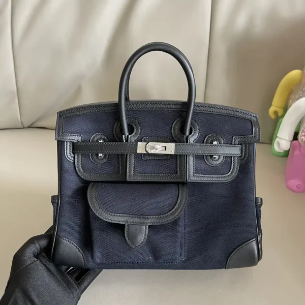 Hermes Birkin Royal Blue Cargo - Image 3