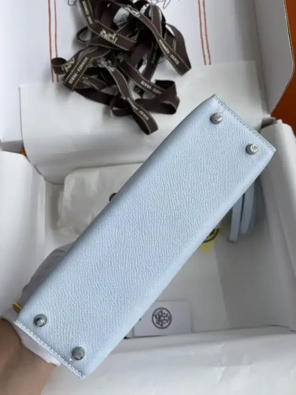 Hermes Kelly Epsom Haze Blue - Image 2