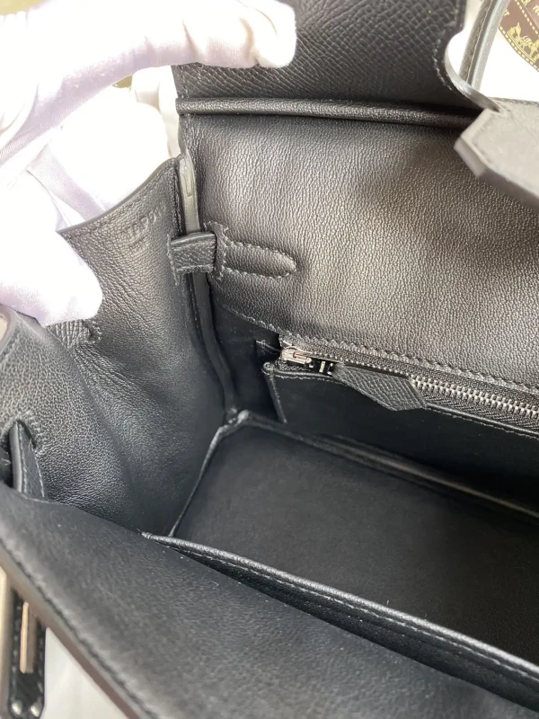 Hermes Birkin Epsom Black Silver - Image 3