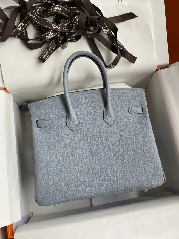 Hermes Birkin Epsom  Linen Blue Silver - Image 3