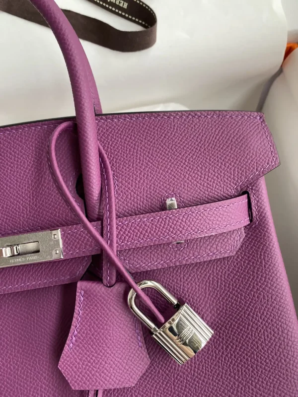 Hermes Birkin Epsom Anemone Purple - Image 8