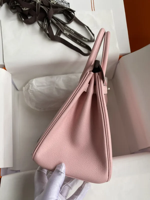 Hermes Birkin Epsom Pink Silver - Image 5