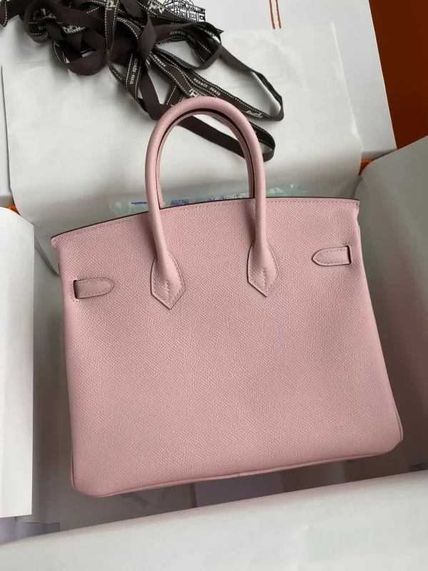 Hermes Birkin Epsom Pink Silver - Image 6