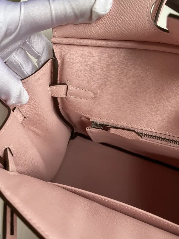Hermes Birkin Epsom Pink Silver - Image 8