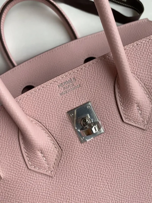 Hermes Birkin Epsom Pink Silver - Image 2