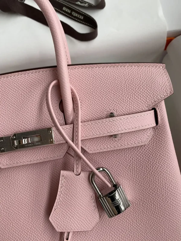 Hermes Birkin Epsom Pink Silver - Image 3