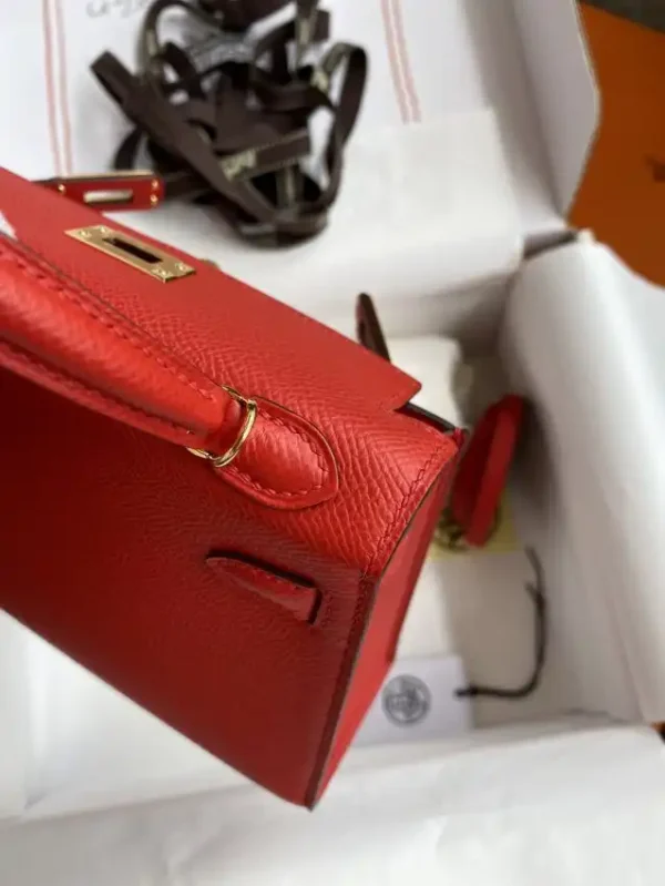 Hermes Kelly Epsom Bright Red - Image 3