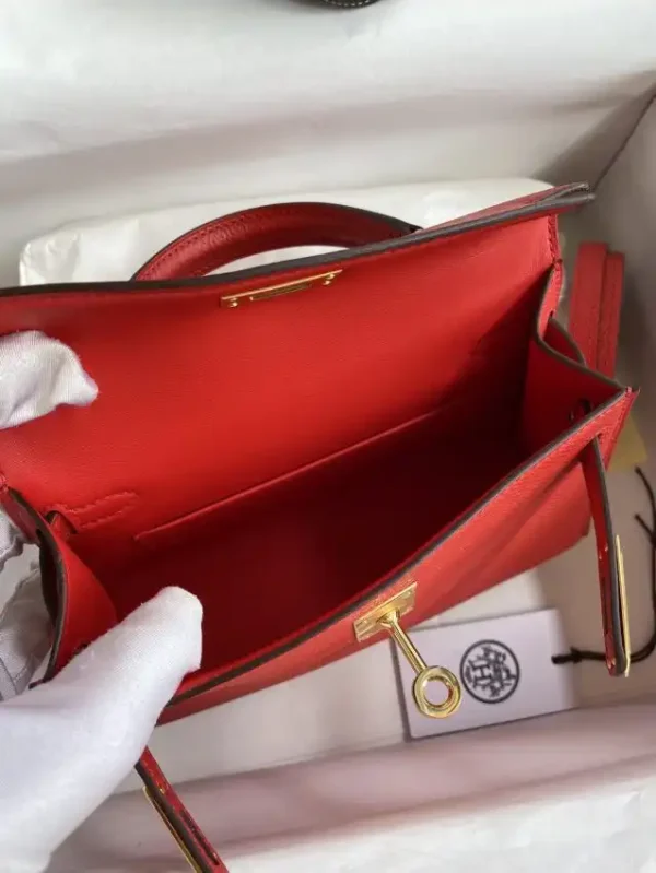 Hermes Kelly Epsom Bright Red - Image 4