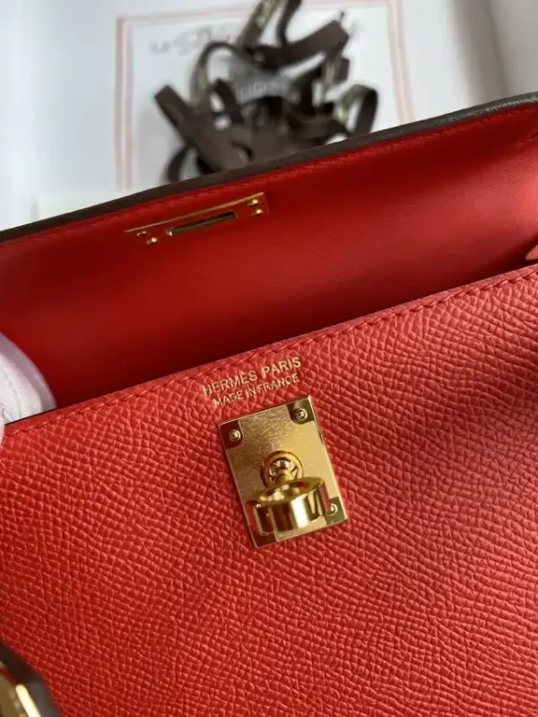 Hermes Kelly Epsom Bright Red - Image 5