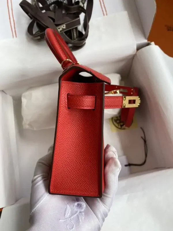Hermes Kelly Epsom Bright Red - Image 6