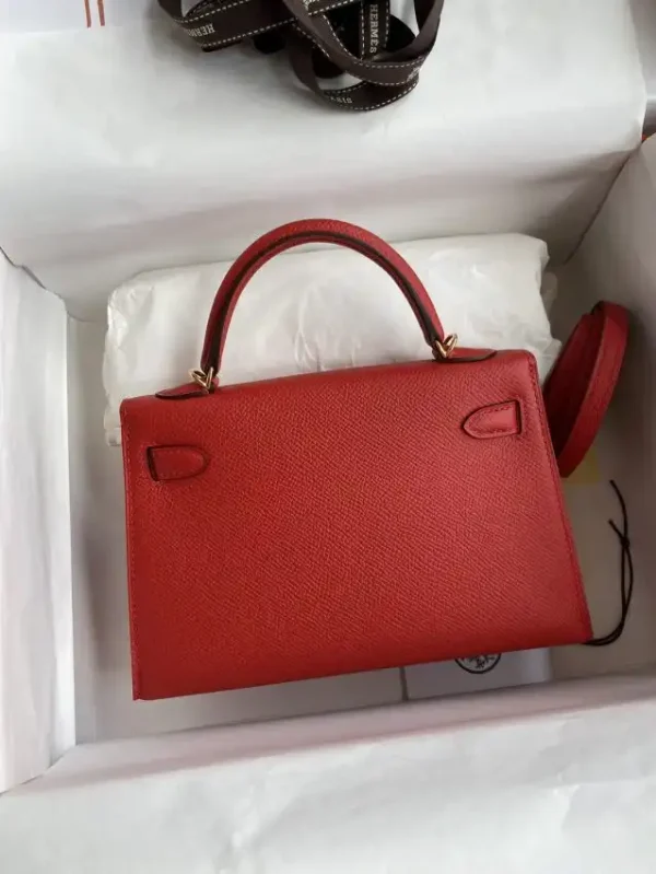 Hermes Kelly Epsom Bright Red - Image 7