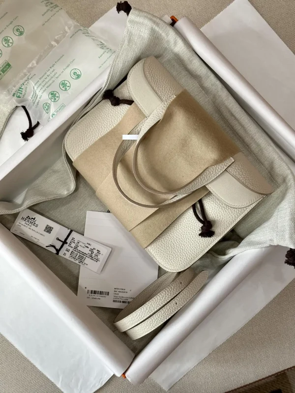 Hermes Halzan  White - Image 6