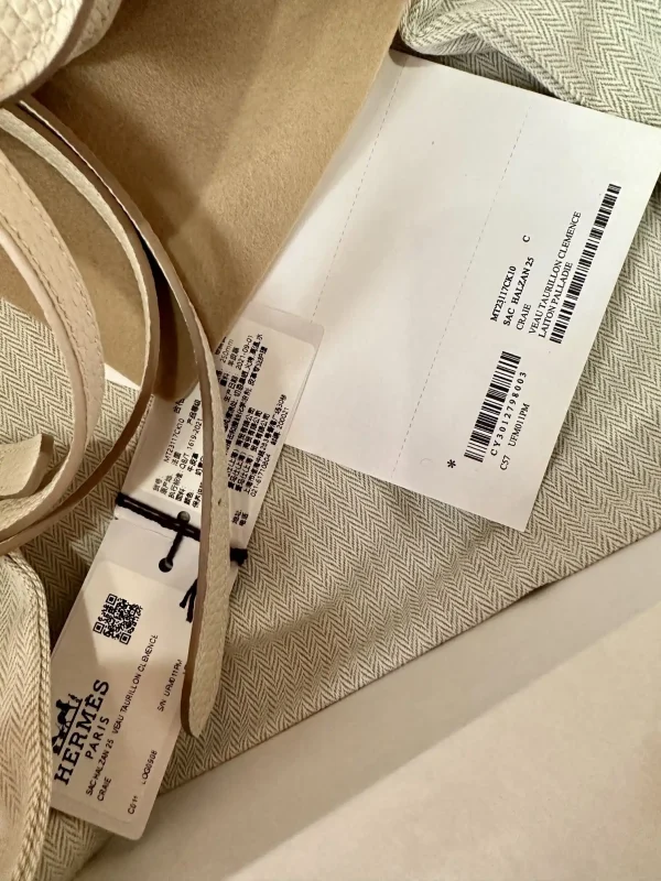 Hermes Halzan  White - Image 9