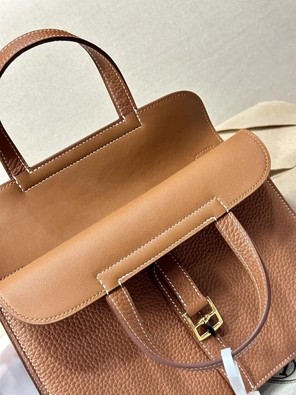 Hermes Halzan  Brown - Image 4