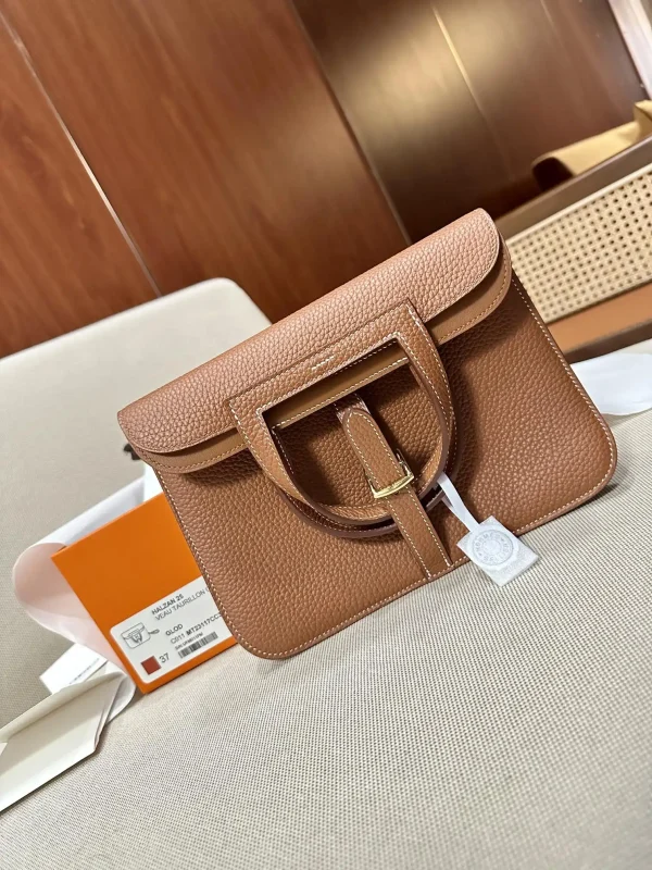 Hermes Halzan  Brown - Image 8