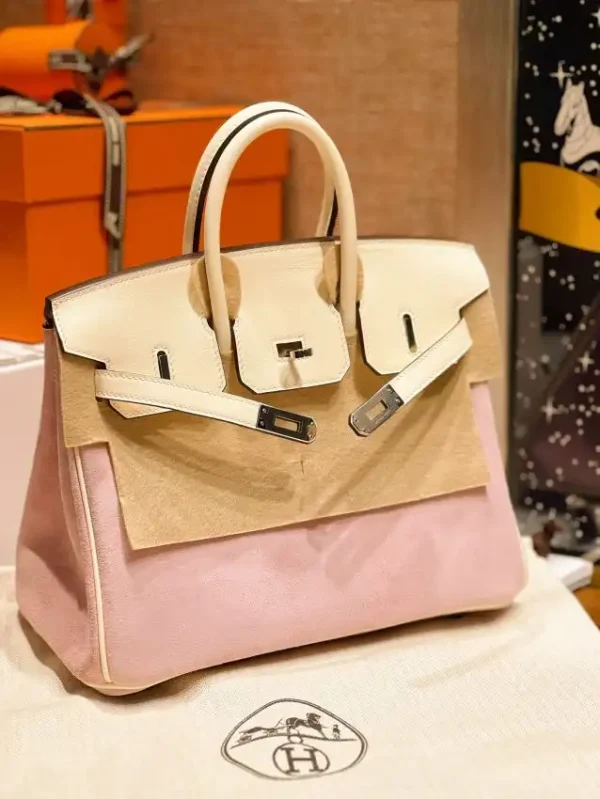 Hermes Birkin Pink Suede - Image 8