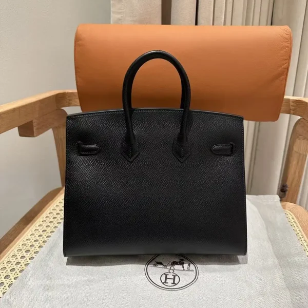 Hermes Birkin Epsom Black Noir Gold - Image 2