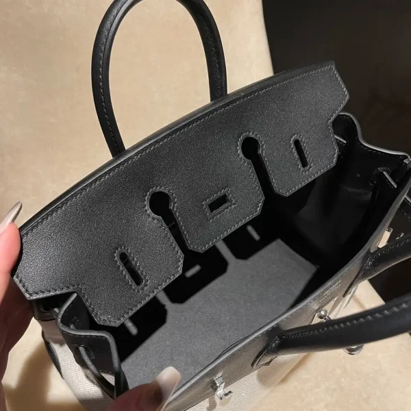 Hermes Birkin Swift Black Silver - Image 3