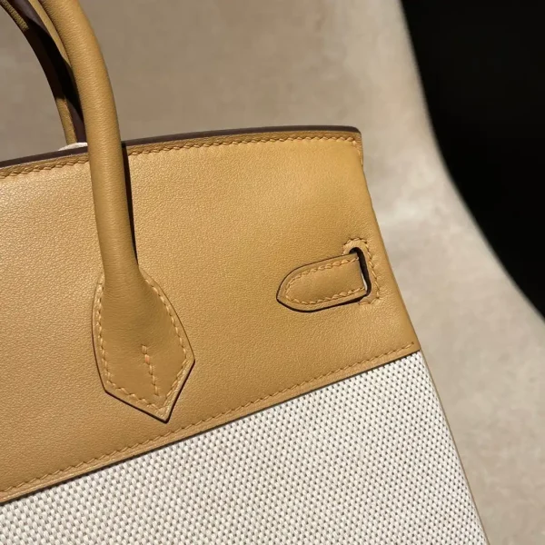 Hermes Birkin Swift Marsala Brown Silver - Image 2